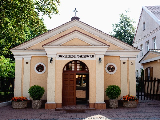 Dom Ceremonii Pogrzebowych przy ulicy M. Konopnickiej